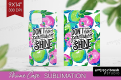Inspirational Quote Phone Case PNG - Summer Fruit Case PNG Product Image 1
