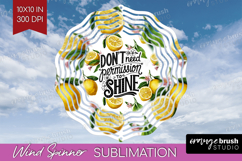 Inspirational Quote Wind Spinner Sublimation PNG - Summer Product Image 1