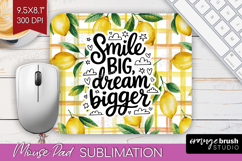 Inspirational Quote Mouse Pad Sublimation - Summer Fruit PNG Product Image 1