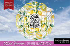 Inspirational Quote Wind Spinner Sublimation PNG - Summer Product Image 1