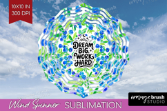 Inspirational Quote Wind Spinner Sublimation PNG - Summer Product Image 1