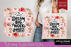 Inspirational Quote Tote Bag - Summer Fruit Tote Bag PNG Product Image 1