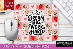 Inspirational Quote Mouse Pad Sublimation - Summer Fruit PNG Product Image 1