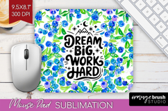 Inspirational Quote Mouse Pad Sublimation - Summer Fruit PNG Product Image 1