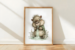 Summer Funny Capybara Clipart Product Image 2