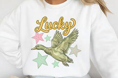Summer Funny Duck Striped PNG Product Image 2