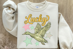 Summer Funny Duck Striped PNG Product Image 4