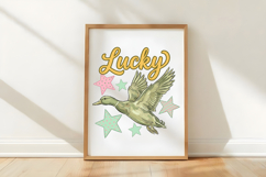 Summer Funny Duck Striped PNG Product Image 5