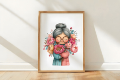 Summer Funny Girl Clipart Product Image 3