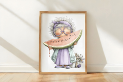 Summer Funny Grandma Clipart Product Image 2