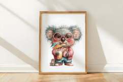 Summer Funny Koala Clipart Product Image 3