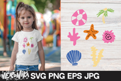 Summer elements| SVG summer illustration Product Image 1