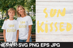 Sun kissed | SVG summer quote Product Image 1
