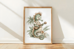 Summer Funny Seahorse Clipart Product Image 2