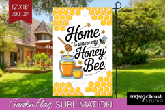 Summer Garden Flag Sublimation - Sping Welcome Sign PNG Product Image 1