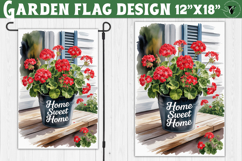 Home Sweet Home Garden flag | Welcome Floral Design Product Image 1