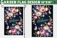 Flowers Garden flag | Welcome Floral Design Product Image 1