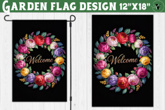 Flowers Garden flag | Welcome Floral Design Product Image 1
