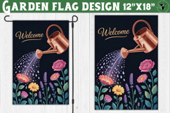 Flowers Garden flag | Welcome Floral Design Product Image 1