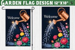 Flowers Garden flag | Welcome Floral Design Product Image 1
