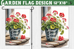 Sunflowers Garden flag | Home sweet home Floral Design Product Image 1
