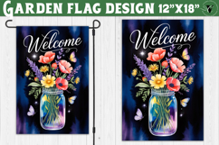 Sunflowers Garden flag | Welcome Floral Design Product Image 1