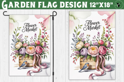 Sunflowers Garden flag | Flower Market Floral Design Product Image 1