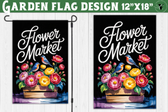 Sunflowers Garden flag | Flower Market Floral Design Product Image 1