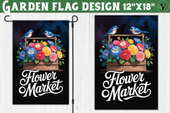 Sunflowers Garden flag | Flower Market Floral Design Product Image 1