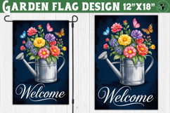 Sunflowers Garden flag | Welcome Floral Design Product Image 1