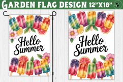 Sunflowers Garden flag | Hello summer Floral Design Product Image 1
