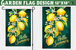 Sunflowers Garden flag | Hello summer Floral Design Product Image 1