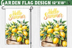 Sunflowers Garden flag | Hello summer Floral Design Product Image 1