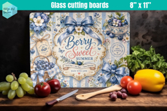 Summer fruit Glass Cutting Boards Kitchen Product Image 1