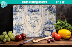 Summer fruit Glass Cutting Boards Kitchen Product Image 1