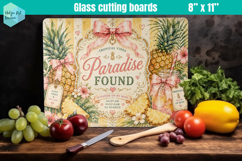 Summer fruit Glass Cutting Boards Kitchen Product Image 1