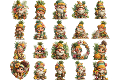 Summer Gnome Sublimation PNG Bundle Product Image 2