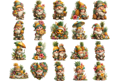 Summer Gnome Sublimation PNG Bundle Product Image 4