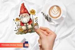 Summer Gnome Sticker, Tropical Gnome Sticker Product Image 1