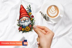 Summer Gnome Sticker, Tropical Gnome Sticker Product Image 1