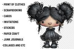 Summer Gothic Beach Girls Clipart Product Image 2