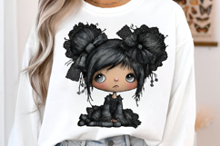 Summer Gothic Beach Girls Clipart Product Image 3