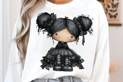 Summer Gothic Beach Girls Clipart Product Image 3