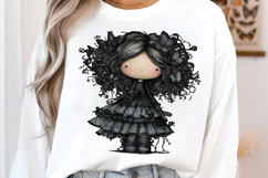 Summer Gothic Beach Girls Clipart Product Image 3