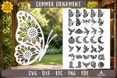 Summer Hanging Ornament Laser Cut Bundle