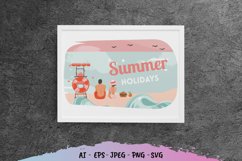 Summer Holidays SVG File Product Image 1