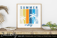 Summer SVG Cut Files Summer Vibes T-shirt Mug Pillow Design Product Image 6