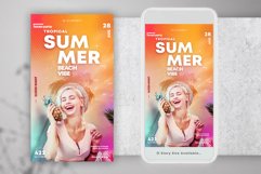 Summer Beach Party Instagram Flyer Product Image 2