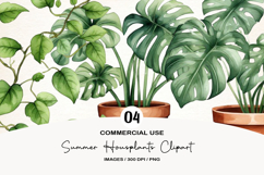 Summer Housplants Clipart Product Image 1