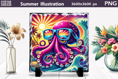 Summer Tropical Illustration PNG | Ocean Bundle Product Image 5